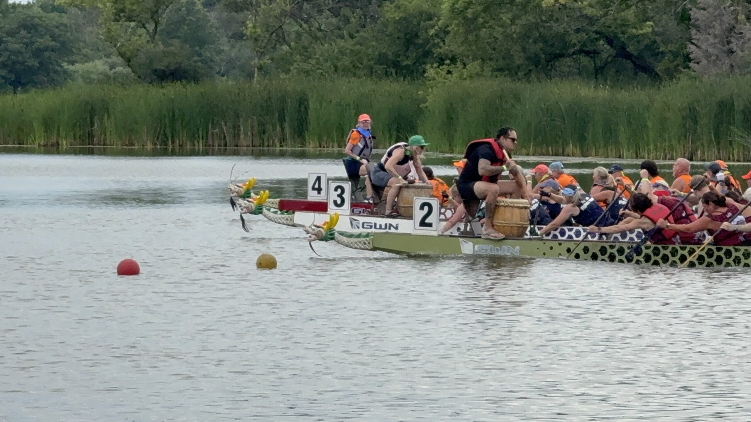 500m Heat 1 Finish Line